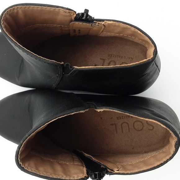 Naturalizer Soul Black Wedge Ankle Boots Wedge Casual 8M Casual Office Y2k 8M - Picture 11 of 14